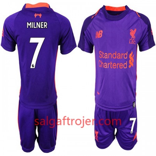 Liverpool Fodboldtrøjer MILNER 7 Børn Udebanesæt 2018/19 Kort ærmer Liverpool Fodboldtrøjer MILNER 7 Børn Udebanesæt 2018/19 Kort ærmer